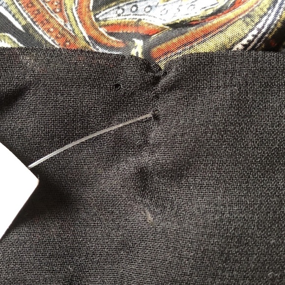 Silk one of a kind versatile wrap around tunic skirt halter top. Boho Paisley - Picture 13 of 14